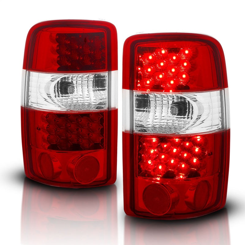 ANZO 311001 FITS 2000-2006 Chevrolet Suburban LED Taillights Red/Clear