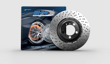 Load image into Gallery viewer, SHW Performance BFR48161 -  -SHW 13-16 BMW M5 4.4L Right Front Cross-Drilled Lightweight Brake Rotor