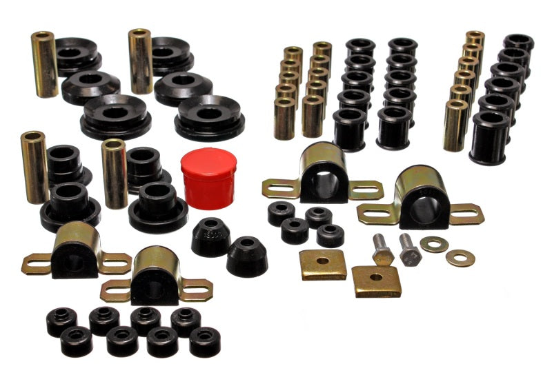 Energy Suspension 7.18107G - 95-98 Nissan 240SX (S14) Black Hyper-Flex Master Bushing Set