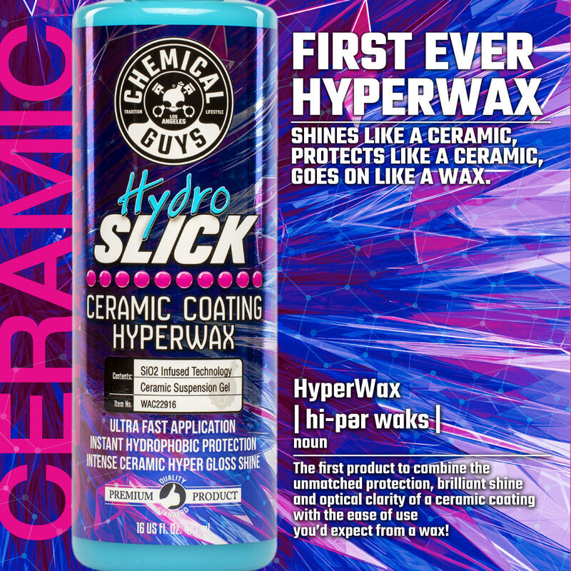 Chemical Guys WAC22916 - HydroSlick SiO2 Ceramic Wax16oz