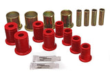 Energy Suspension 3.3119R - Universal Red Control Arm Bushing Set Complete Set