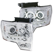 Load image into Gallery viewer, ANZO 111297 -  FITS: 2009-2014 Ford F-150 Projector Headlights w/ Halo Chrome (CCFL) G2