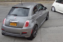 Load image into Gallery viewer, Rally Armor MF25-UR-BLK/RD FITS: 12+ Fiat 500 (Pop/Sport/Lounge/Abarth) Black Mud Flap w/ Red Logo