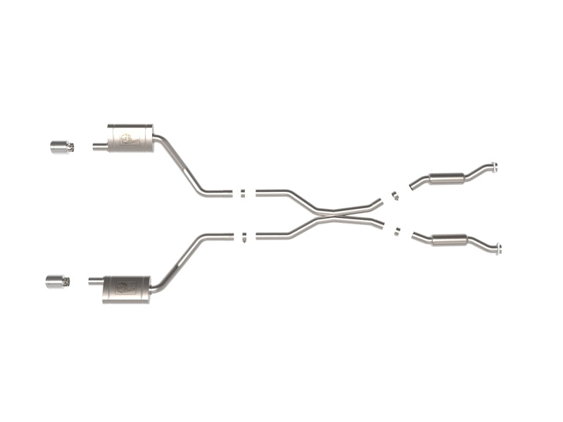 aFe 49-32086-P FITS 11-21 Dodge Durango V6-3.6L/V8-5.7L MACH Force-Xp 304 SS Cat-Back Exhaust System w/ Polished Tip