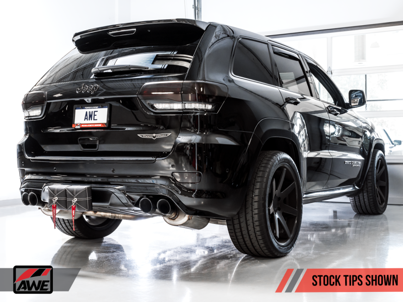 AWE Tuning 3015-31017 FITS 2020 Jeep Grand Cherokee SRT/Trackhawk Touring Edition Exhaust - Use w/Stock Tips