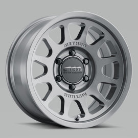 Method Wheels MR70378550800 -Method MR703 17x8.5 0mm Offset 5x5 71.5mm CB Gloss Titanium Wheel