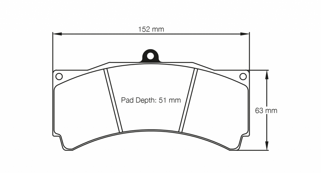 Pagid Racing 1538 RSL29 Compound Brake Pads