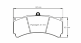 Pagid Racing 1538 RSL29 Compound Brake Pads