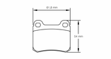 Pagid Racing Ginetta G15 / Mercedes 190 2.3/2.5 16V RSH42 Brake Pads