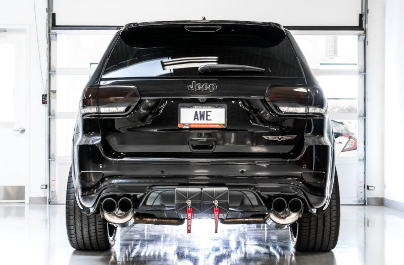 AWE Tuning 3015-31017 FITS 2020 Jeep Grand Cherokee SRT/Trackhawk Touring Edition Exhaust - Use w/Stock Tips