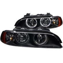 Load image into Gallery viewer, ANZO - [product_sku] - ANZO 1997-2001 BMW 5 Series Projector Headlights w/ Halo Black - Fastmodz