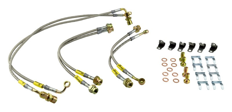 Goodridge 14196 - 00-06 Tahoe / 00-07 Suburban / 00-05 Escalade All w/ Stablia Track Brake Lines