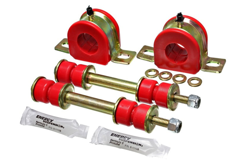 Energy Suspension 3.5178R - 85-89 Ford Astro Van 2WD 1-1/4in Front Sway Bar Bushing Set Red