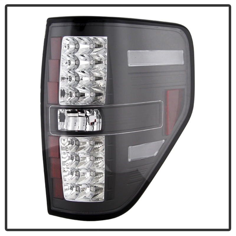 SPYDER 5008374 - Spyder Ford F150 09-14 LED Tail Lights Black ALT-YD-FF15009-LED-BK