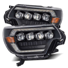 Load image into Gallery viewer, AlphaRex 880753 - 12-15 Toyota Tacoma NOVA LED Proj Headlights Plank Style Black w/Activ Light/Seq Signal/DRL