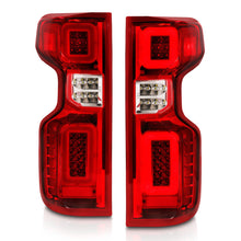 Load image into Gallery viewer, ANZO 311416 -Anzo 19-21 Chevy Silverado Full LED Tailights Chrome Housing Red/Clear Lens G2 (w/C Light Bars)