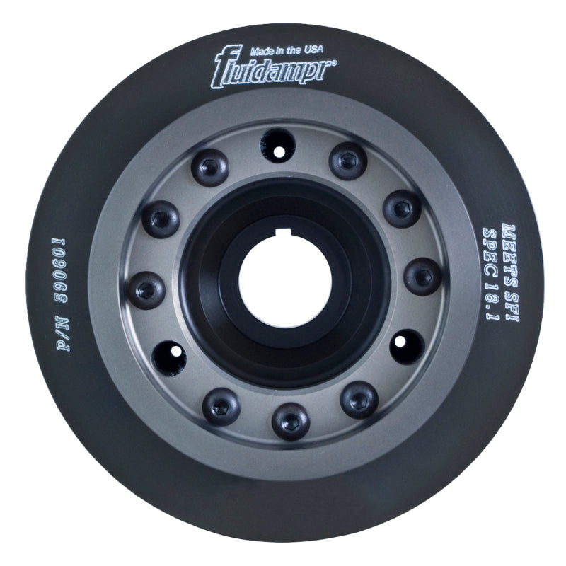 Fluidampr 590601 - Honda All B Series PS Air / Alt Pulley Steel Internally Balanced Damper