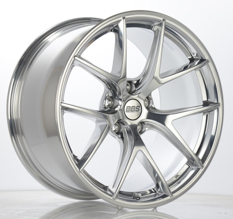 BBS CI0801CP - CI-R 20x11.5 5x120 ET52 Ceramic Polished Rim Protector Wheel -82mm PFS/Clip Required