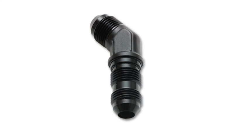 Vibrant -8AN Bulkhead Adapter 45 Degree Elbow Fitting - Anodized Black Only - free shipping - Fastmodz