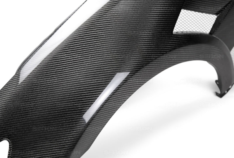 Seibon FF14LXIS-W FITS 14-15 Lexus IS250/350 10mm Wider Carbon Fiber Fenders