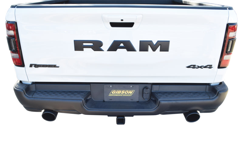 Gibson 2019 Ram 1500 Laramie 5.7L 2.5in Cat-Back Dual Split Exhaust - Black Elite - free shipping - Fastmodz