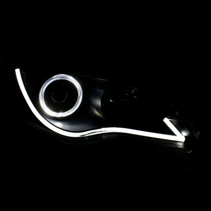 ANZO - [product_sku] - ANZO 2012-2013 Toyota Camry Projector Headlights w/ Halo Black - Fastmodz