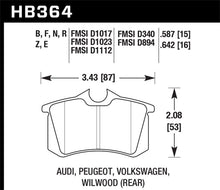 Load image into Gallery viewer, Hawk 88-92 VW Golf GTI / 87-88 Scirocco Blue 9012 Race Rear Brake Pads - free shipping - Fastmodz