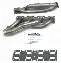 Load image into Gallery viewer, JBA 1400S - 04-15 Nissan 5.6L VK56DE Oval Port 1-5/8in Primary Raw 409SS Cat4Ward Header