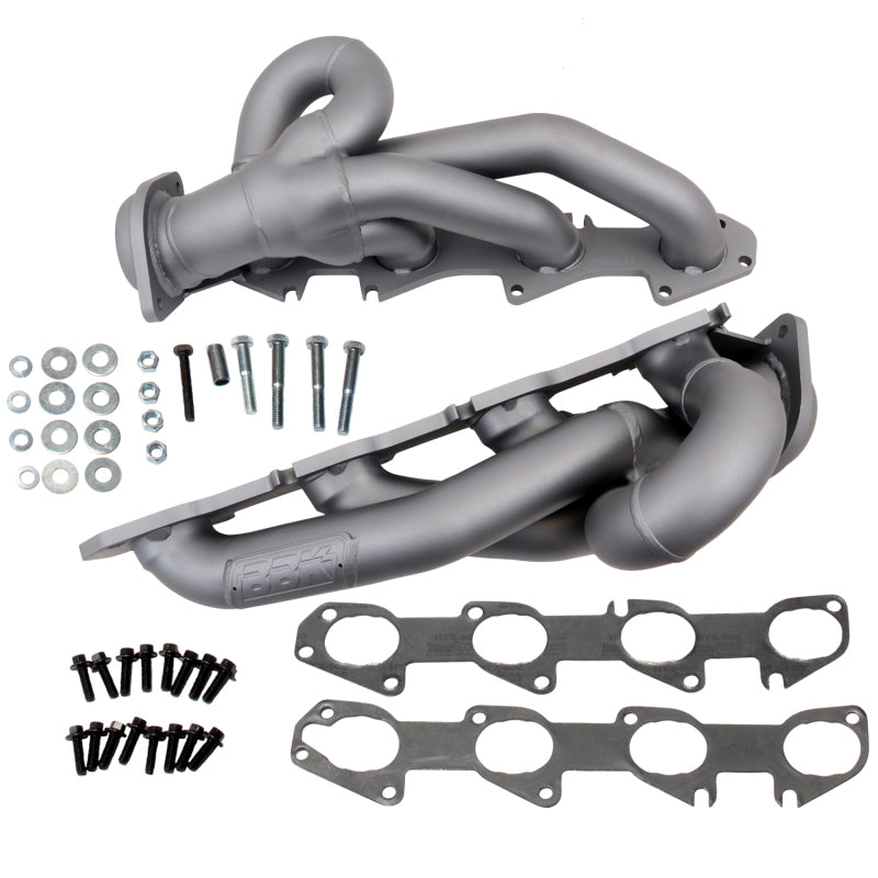 BBK 4047 FITS 14-18 GM Truck 5.3/6.2 1 3/4in Shorty Tuned Length HeadersTitanium Ceramic