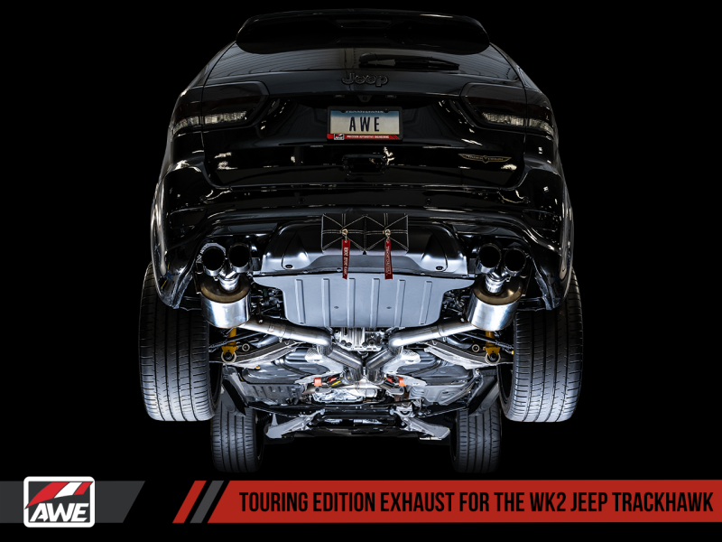 AWE Tuning 3015-31017 FITS 2020 Jeep Grand Cherokee SRT/Trackhawk Touring Edition Exhaust - Use w/Stock Tips