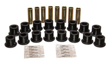Load image into Gallery viewer, Energy Suspension 3.3189G - 94-06 Hummer H1 Black Front &amp; Rear End Control Arm Bushing Set