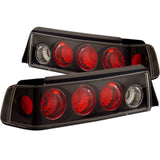 ANZO 221053 -  FITS: 1988-1991 Honda Civic Taillights Black