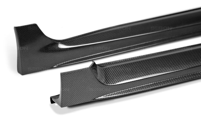 Seibon SS15SBIMP-OE FITS 15+ Subaru WRX/STI OEM Style Carbon Fiber Side Skirts (Pair)