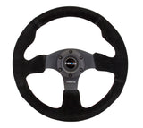 NRG RST-012S - Reinforced Steering Wheel (320mm) Suede w/Black Stitch