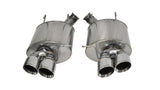 CORSA Performance 14321 FITS Corsa 13-13 Ford Mustang Shelby GT500 5.8L V8 Polished Sport Axle-Back Exhaust