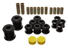 Load image into Gallery viewer, Energy Suspension 5.3119G FITS 95-99 Mitsubishi Eclipse FWD/AWD Black Rear Control Arm Bushing Set
