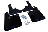 Rally Armor MF2-UR-BLK/BL FITS: 1993-2001 Subaru Impreza UR Black Mud Flap w/ Blue Logo