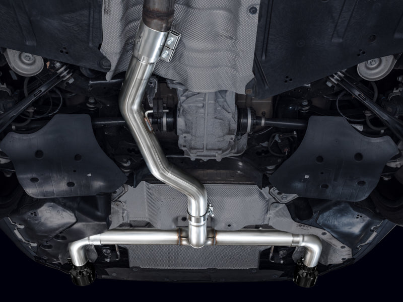AWE Tuning 3020-33429 FITS AWE 19-23 BMW 330i / 21-23 BMW 430i Base G2X Track Edition Axle Back Exhaust - Diamond Black