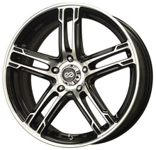 Load image into Gallery viewer, Enkei 434-670-8038BKM - FD-05 16x7 5x100 387mm Offset 72.6 Bore Dia Black Machined Wheel