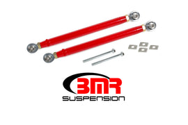BMR Suspension TR007R - BMR 16-17 6th Gen Camaro Rear Double Adj. Rod Ends Toe Rods Red