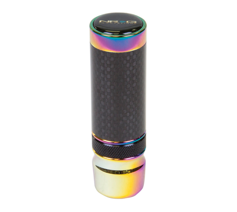 NRG Slimboy Adjustable Shift Knob (M10X1.25) Nissan / Mazda / Toyota - Carbon Fiber / Neochrome - free shipping - Fastmodz