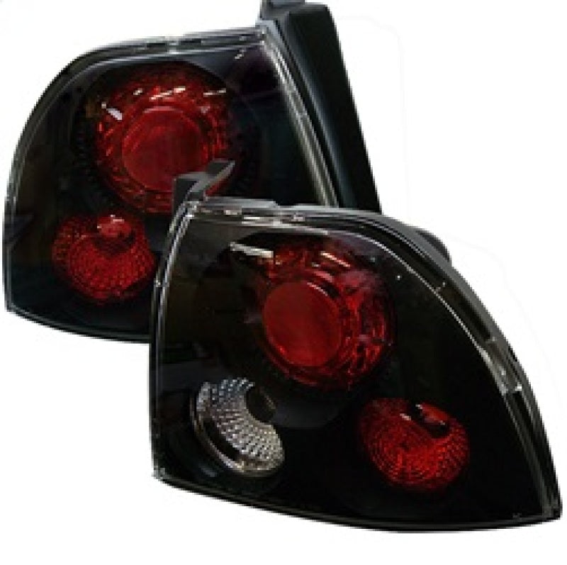 SPYDER 5004147 - Spyder Honda Accord 94-95 Euro Style Tail Lights Black ALT-YD-HA94-BK