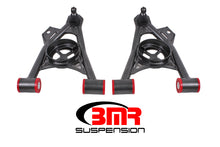 Load image into Gallery viewer, BMR Suspension AA040H - BMR 94-04 Ford Mustang Non-Adj. A-Arms Lower (Poly) w/ Spring Pocket Black Hammertone