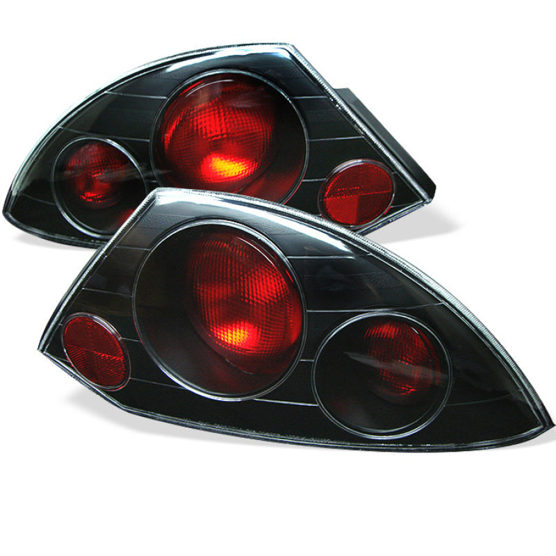 SPYDER 5006288 - Spyder Mitsubishi Eclipse 00-02 Euro Style Tail Lights Black ALT-YD-ME00-BK