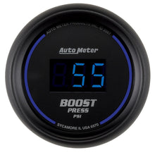 Load image into Gallery viewer, AutoMeter 6970 - Autometer Cobalt Digital 52mm Digital 5-60 PSI Boost Gauge