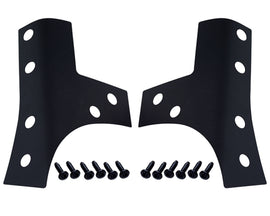 Kentrol 80074 FITS 07-18 Jeep Wrangler JK Windshield Support Overlays PairTextured Black