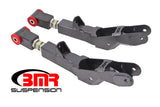 BMR Suspension TCA029H - BMR 10-15 5th Gen Camaro Rear Lower Control Arms On-Car Adj. (Polyurethane) Black Hammertone