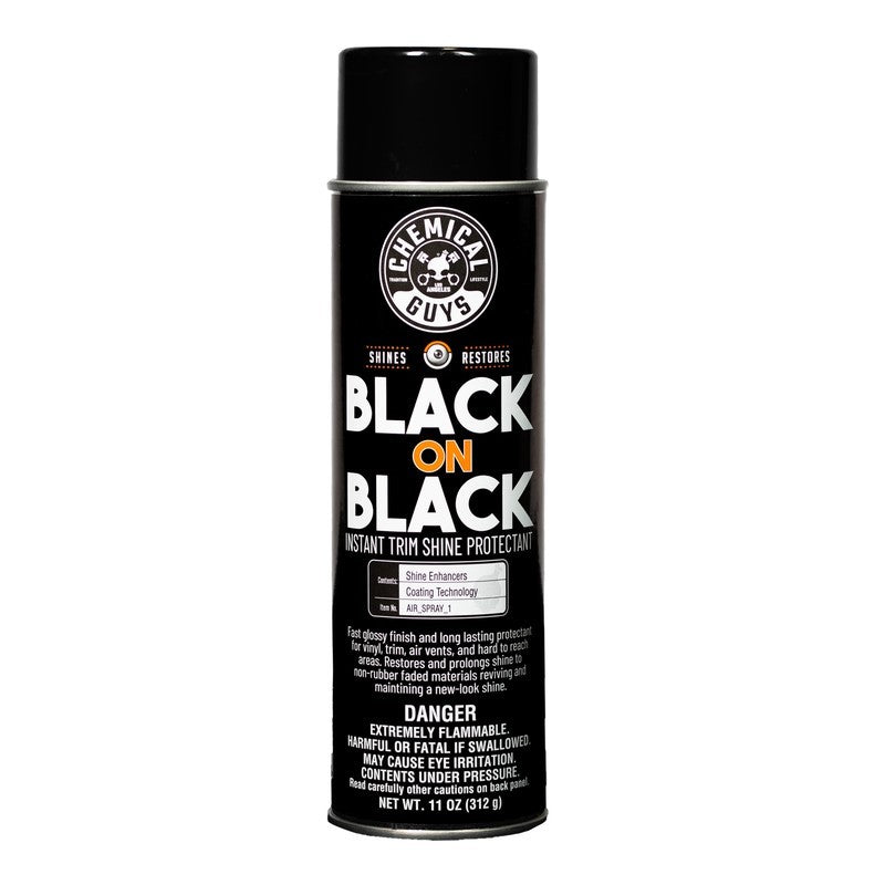 Chemical Guys AIR_SPRAY_1 - Black on Black Instant Trim Shine Spray Dressing11oz