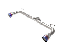 Load image into Gallery viewer, aFe Takeda 2-1/2in 304 SS Axle-Back Exhaust w/ Blue Flame Tips 14-18 Mazda 3 L4 2.0L/2.5L