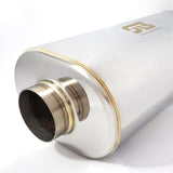 Stainless Bros 616-07613-2100 - 3.0in x 12.0in OAL SS304 Muffler Polished